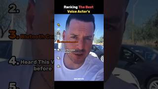 Ranking Best Voice Actor's #ranking #voiceactor #shorts #usa #tiktok