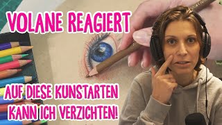 Volane REAGIERT auf | Auf diese Kunstarten kann ich verzichten! von LinaFleer | Art Reactions