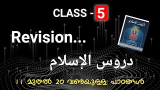 Revision Duroosul islam class 5 part 2 Revision chapter- 11 to 20