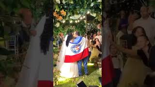Casamento com bandeira do BAHIA!