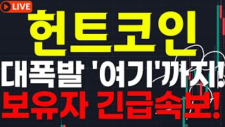 🔴[헌트 코인전망] 🎯대폭발 \