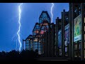 What causes lightning?
