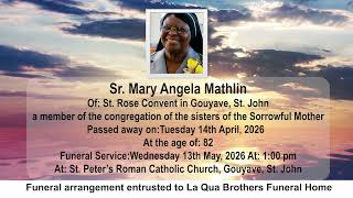 MTV OBITUARIES FOR MONDAY 11TH MAY 2026