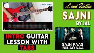 Sajni Guitar Intro Lesson | Jal | Intro Tutorial with Tabs | Pickachord