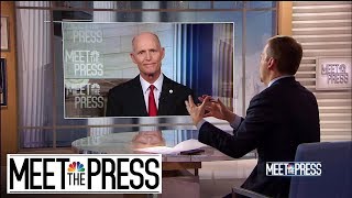 Full Scott: 'Not My First Choice' For President To Declare Emergency | Meet The Press | NBC News