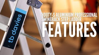 TB Davies HDUTY-S Aluminium Professional Swingback Step - FEATURES