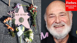 Fans And Mourners Leave Flowers On Rob Reiner's Hollywood Walk Of Fame Star After Killing