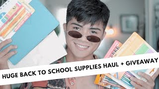 HUGE Back To School Supplies Haul + GIVEAWAY 2019