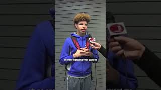 LaMelo Ball trash talks his teammates and says they can’t guard him 😂