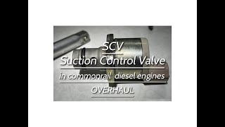 How to repair the Suction Control Valve of a common rail diesel engine, MitsubishiTriton L200