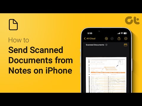 How to Send Scanned Documents from Notes on iPhone