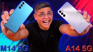 SAMSUNG Galaxy A14 5G vs M14 5G - QUAL O MELHOR? QUAL COMPRAR? Veja esse COMPARATIVO AGORA!