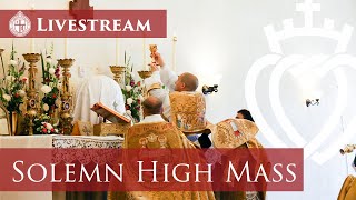 Solemn High Mass - Holy Name of Jesus - 1/2/22 - St. Thomas Aquinas Seminary