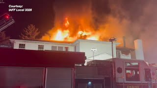 Funeral home destroyed in East Greenwich fire