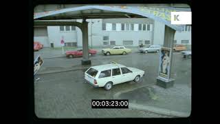 1980s Berlin, Driving in Oberbaumbrücke, 35mm