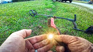 Door Knocking \u0026 Metal Detecting! Last Signal Live Dig Silver Surprise!