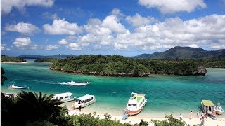 川平湾　石垣島で人気の観光スポット　ミュシュラン三つ星　Kabira Bay Ishigaki