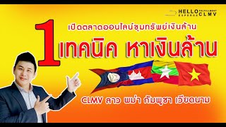 1 เทคนิค ขายอนนไลน์ ไปเอาเงินล้าน ที่CLMV #ลาว #พม่า #กัมพูชา #เวียดนาม 🇰🇭🇱🇦🇲🇲🇻🇳