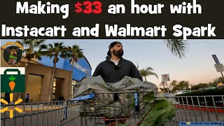 How I make $33 an hour using Instacart + Walmart Spark!