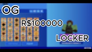 My R$100,000 OG FORTBLOX LOCKER