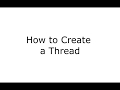 How to Create a Thread in Java