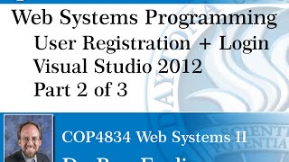 Web Programming - Getting Started With Visual Studio 2012 Part 2