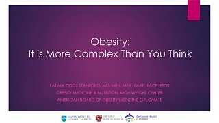 Obesity: It’s More Complex than You Think | Fatima Cody Stanford || Radcliffe Institute