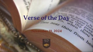 Verse of the Day - November 19, 2024