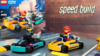 LEGO City Go-Kart \u0026 Race Drivers 60400 Speed Build