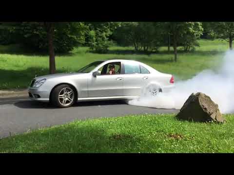 Mercedes Benz W211 E55 Amg Burnout ёяшз 5atib Youtube