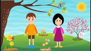 बसंत का मौसम कविता | Spring Season Video for kids | कविता वसंत ऋतु #learning #hindikavita