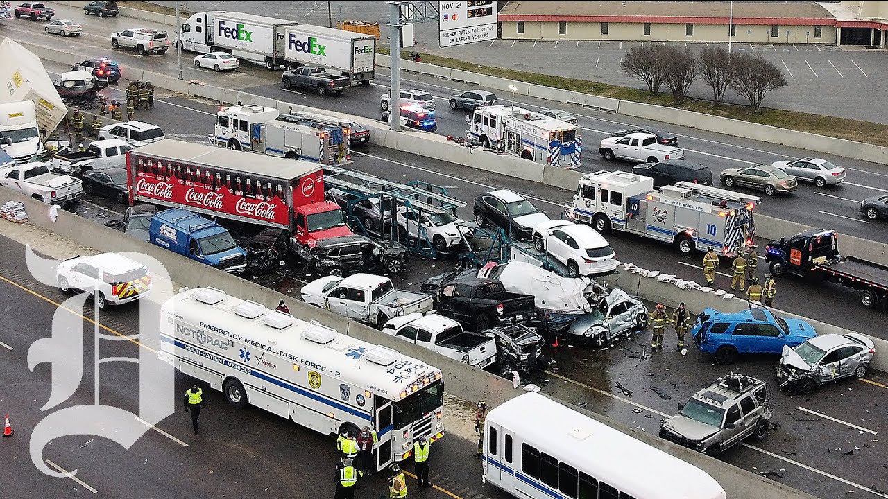 Fort Worth Officials Speak About The Tragic 133-car Pileup On Icy ...