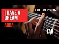 I Have A Dream - ABBA - Easy Fingerstyle Guitar Tutorial TAB