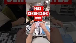 Fake certificates?!?