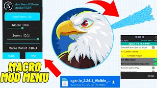 Agario Macro Xelahot Back New Mod Menu + Zoom and Custom Skins for iOS and Android