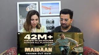 Pak Reacts Maidaan Teaser | Ajay Devgn | Amit Sharma | Boney Kapoor | A.R. Rahman | Fresh Lime Films