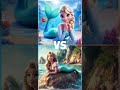 Elsa VS Rapunzel #disney #princess #shorts