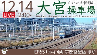 【LIVE】大宮操車場鉄道ライブカメラ 2022-12-14 02:00- Saitama Japan Train Live camera