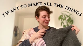 Everything I made in  January + February plans | Knitting and Sewing podcast