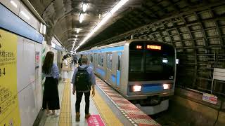 木場駅構内 • 東京メトロ東西線散策 • 東京探訪 • 4K