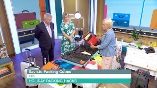 Savisto Packing Cubes – The Ultimate Suitcase Travel Hack – As Seen on ITV’s This Morning