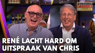 René lacht hardop om uitspraak over Vitesse-nieuws van Chris Woerts: 'Vind je het gek?!'