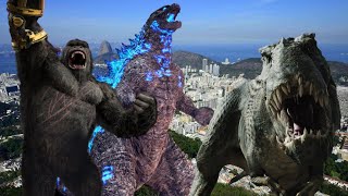 Legendary Godzilla and Legendary Kong vs. Vastatosaurus Rex