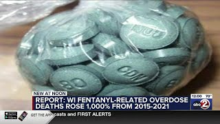 Fentanyl-related overdose deaths up 1,000% in 6 years