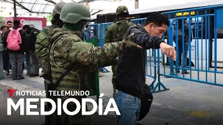 Fuerte seguridad en la residencia del presidente de Ecuador en Guayaquil | Noticias Telemundo