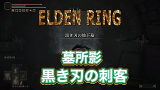 ［パリィできない人のELDEN RING］黒き刃の地下墓　墓所影・黒き刃の刺客