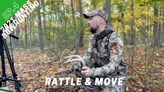 Rattle \u0026 Move!! Bowhunting Massachusetts Episode 4 | 2021 Bowhunting