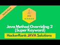 HackerRank Java Method Overriding 2 (Super Keyword) problem solution in Java | Java Solutions