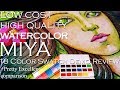 MIYA WATERCOLOR Set For Beginners REVIEW Cheap Budget Artist Gift Compare MeiLiang Pretty Excellent