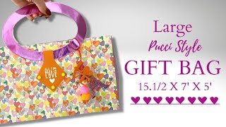 Pucci Style Large Gift Bag! Valentines Series 2022!